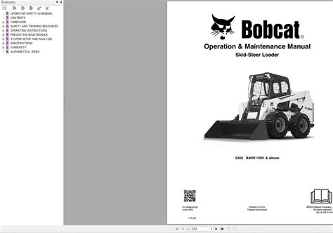 bobcat skid steer 450 with tracks specs|bobcat s450 manual.